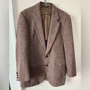Classic Brown Tweed Blazer